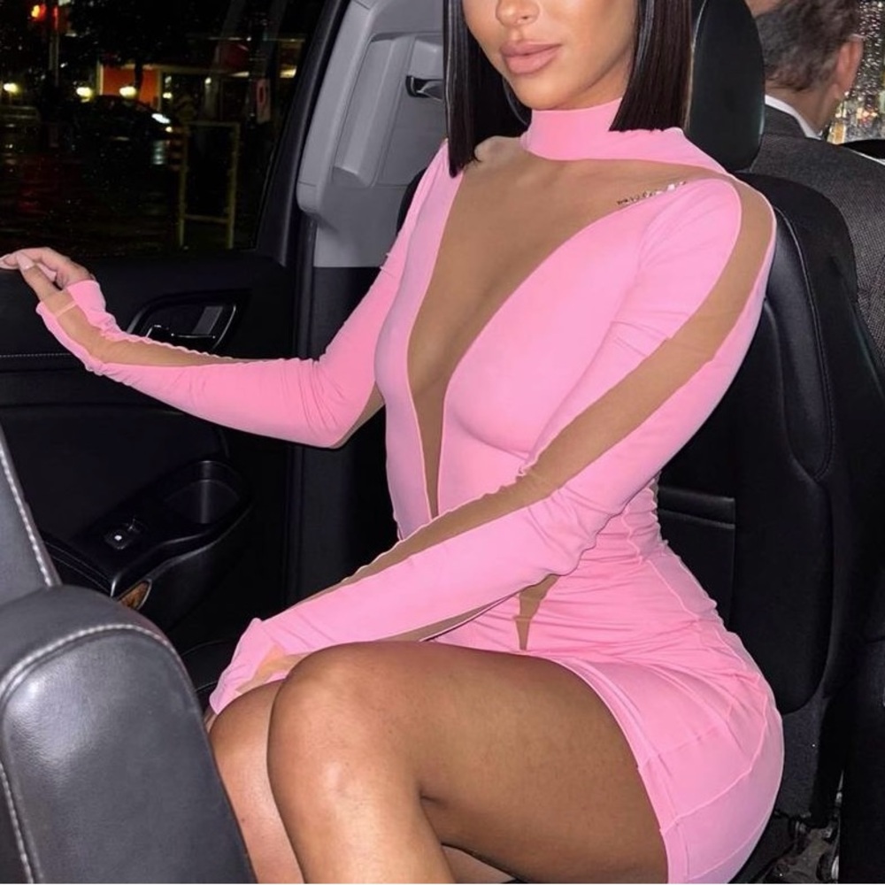 Mugler x H&M Pink Dress